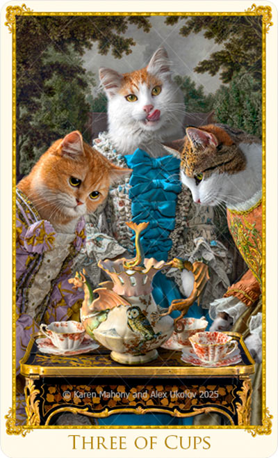 PRE-ORDER. The Bohemian Cats Theatre Tarot standard deck.