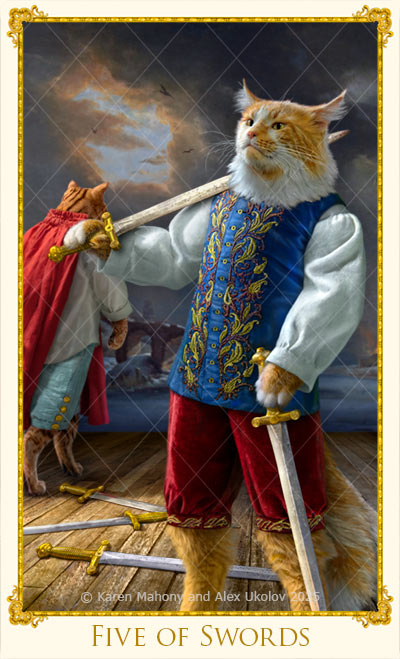 PRE-ORDER. The Bohemian Cats Theatre Tarot standard deck.