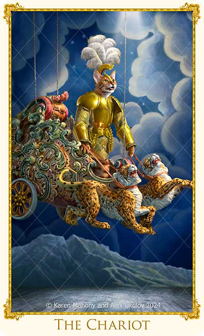 The Bohemian Cats' Theatre Tarot deck. NOT YET AVAILABLE. Pre-orders expected to open in February 2025