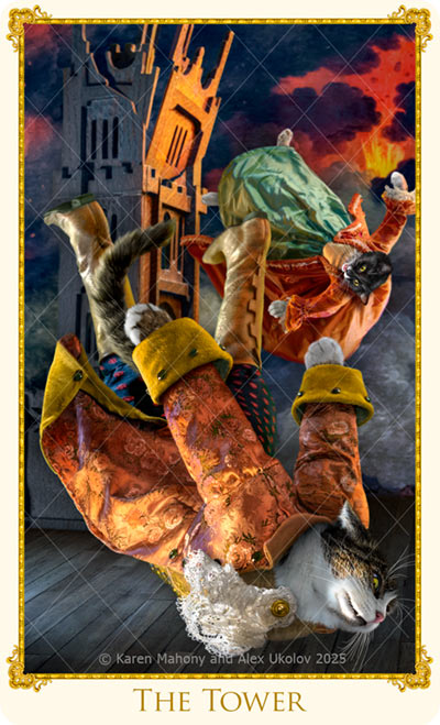 PRE-ORDER. The Bohemian Cats Theatre Tarot standard deck.
