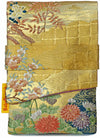 Birds & Flowers - Japanese vintage silk foldover pouch