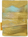 Gold Metallics & Iridescence - Japanese vintage silk foldover pouch