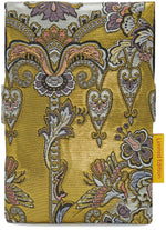 Patterned tarot bag with birds, flowers, silk tarot pouch