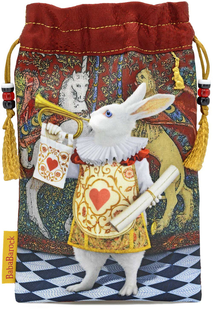 The Herald — limited edition tarot bag in vintage kimono silk