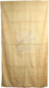 Very large antique embroidered hanging peacocks & bamboo.