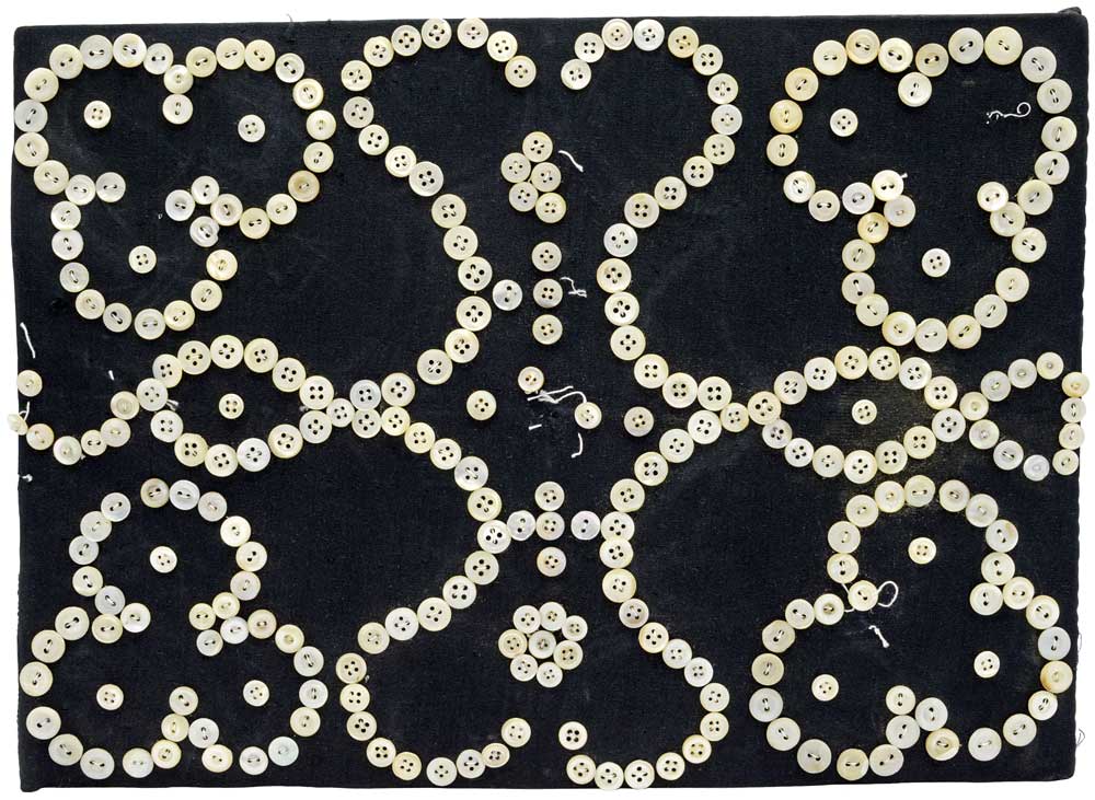 Mother of Pearl buttons in a pattern