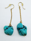 Vintage earrings, antique turquoise jewellery