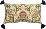 Bird Brocade - cushion cover with antique silk/cotton brocade