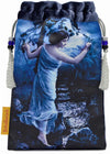 Bohemian Gothic The World tarot card bag, velvet tarot pouch for decks, oracle cards