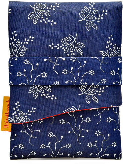 Cotton tarot bag, foldover tarot pouch for decks, oracle cards
