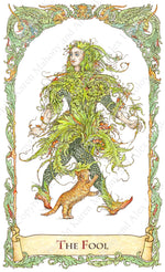 mythical creatures tarot, the fool, amadan, irish fairytale, baba studio, bababarock, tarot cards, fantastic creatures tarot, tarot de marseilles
