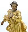 18th century antique statue, carved Maria Immaculata figure