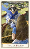 The Alice Tarot, the knitting sheep, alice through the looking glass, tarot deck, tarot cards